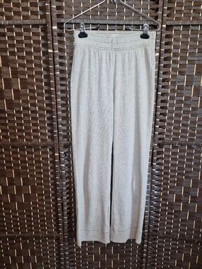 Everlane Neutral Beige Ribbed Knit Pants